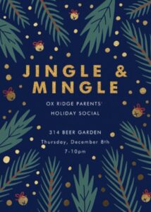 OxR Parents Holiday Social @ 314 Beer Garden